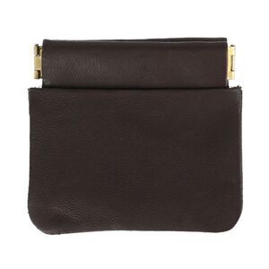 CTM Leather Push Mouth Coin Wallet with Card Slots